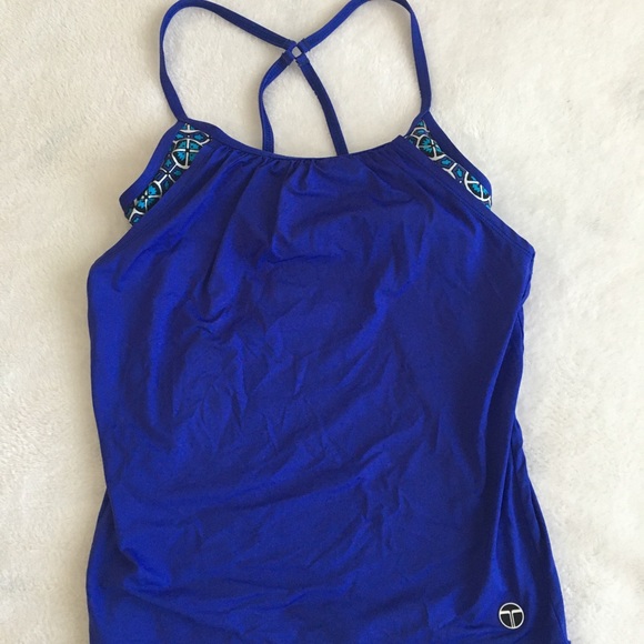 Trina Turk Tank Top with Sports Bra - Picture 3 of 6